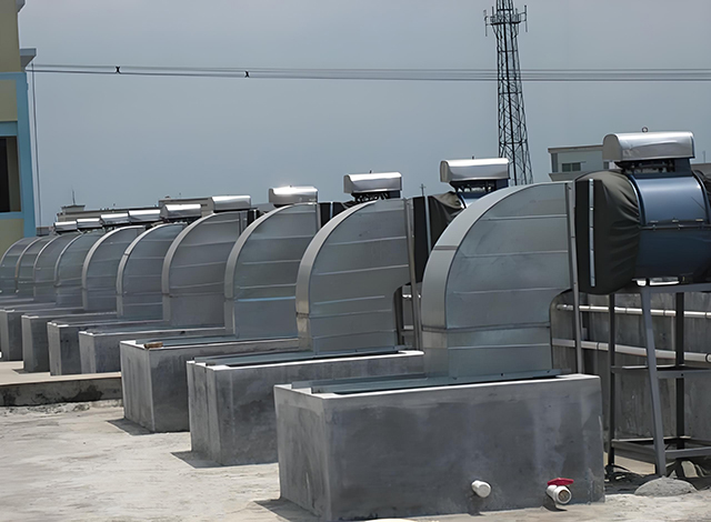 RVE32-sarjan käyttö kattilan tuuletinjärjestelmässä